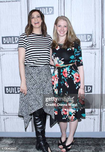 Ann Shoket and Victoria Marlin appear to promote "The Big Life" during the BUILD Series at Build Studio on April 25, 2017 in New York City.