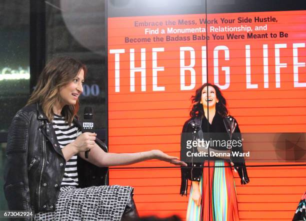 Ann Shoket appears to promote "The Big Life" during the BUILD Series at Build Studio on April 25, 2017 in New York City.