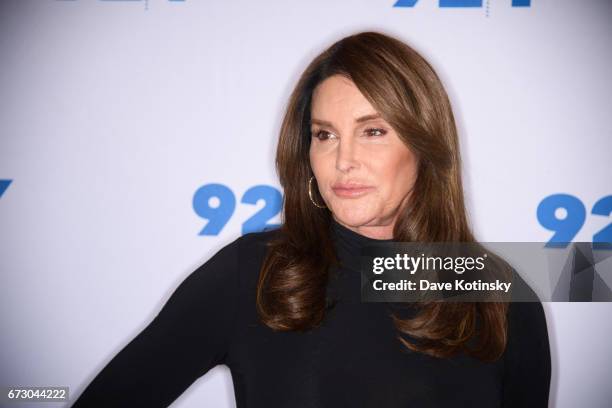 Caitlyn Jenner attends the Transgender Identity and Courage event with Jennifer Finney Boylan at the 92nd Street Y on April 25, 2017 in New York City.