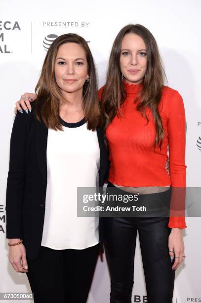 Diane Lane and daughter Eleanor Lambert attend the "Paris Can Wait" premiere during the 2017 Tribeca Film Festival at BMCC Tribeca PAC on April 25,...