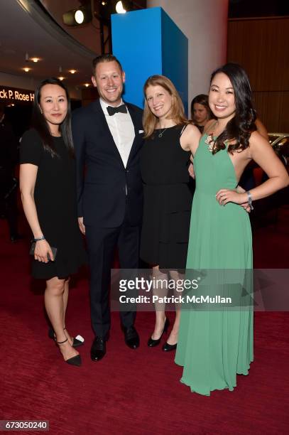 Anh Won, Troy Bell, Kim O'Connor and Nicole Ou-Yang attend the 2017 TIME 100 Gala at Jazz at Lincoln Center on April 25, 2017 in New York City.