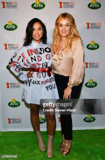 Chef/author/TV personality Ayesha Curry and author/TV host Daphne Oz attend New York Premiere of the documentary "The Live Unprocessed Project"...