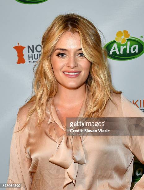 Author/TV host Daphne Oz attends New York Premiere of the documentary "The Live Unprocessed Project" hosted by Arla Foods and No Kid Hungry at...