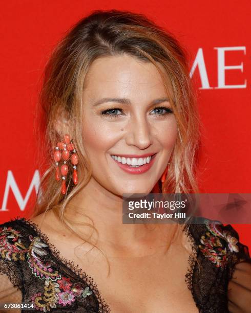 Blake Lively attends the 2017 Time 100 Gala at Jazz at Lincoln Center on April 25, 2017 in New York City.