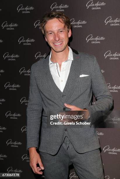 Benedikt 'Ben' Blaskovic during the piano night hosted by Wempe and Glashuette Original at Gruenwalder Einkehr on April 25, 2017 in Munich, Germany.