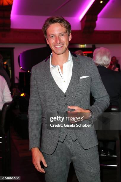 Benedikt 'Ben' Blaskovic during the piano night hosted by Wempe and Glashuette Original at Gruenwalder Einkehr on April 25, 2017 in Munich, Germany.