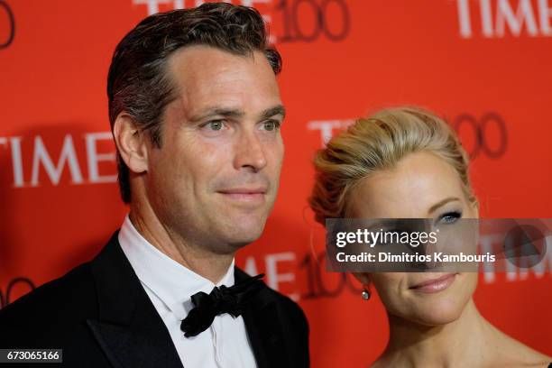 Douglas Brunt and Megyn Kelly attend the 2017 Time 100 Gala at Jazz at Lincoln Center on April 25, 2017 in New York City.