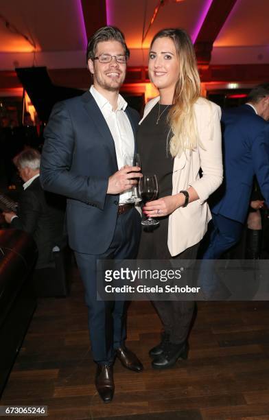 Julien Christopher Fuchsberger, grandson of Joachim "Blacky" Fuchsberger and son of Thomas Fuchsberger and his girlfriend Nathalie Weber during the...