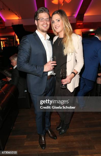 Julien Christopher Fuchsberger, grandson of Joachim "Blacky" Fuchsberger and son of Thomas Fuchsberger and his girlfriend Nathalie Weber during the...