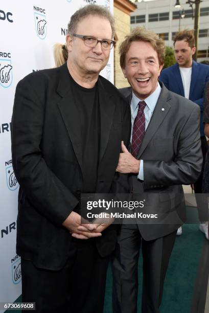 Actors Albert Brooks and MArtin Short attend NRDC STAND UP! for the planet 2017 on April 25, 2017 in Beverly Hills, California.