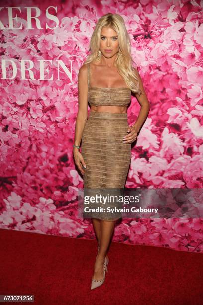 Victoria Silvstedt attends 2017 New Yorkers For Children's A Fool's Fete: Enchanted Garden at Mandarin Oriental New York on April 25, 2017 in New...