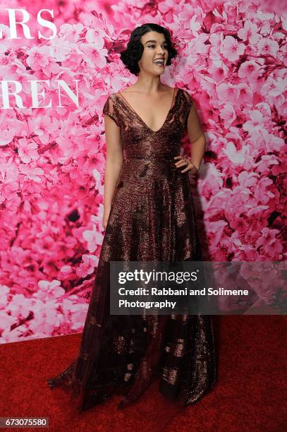 Crystal Renn attends the 2017 New Yorkers For Children's A Fool's Fete: Enchanted Garden at Mandarin Oriental New York on April 25, 2017 in New York...