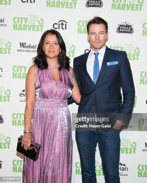 Keytt Lundqvist and Alex Lindqvist attend the 23rd Annual City Harvest "An Evening of Practical Magic" Gala at Cipriani 42nd Street on April 25, 2017...