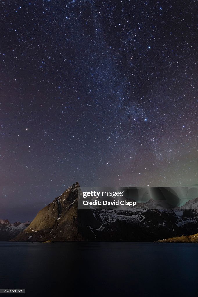 Milky Way, Hamnoy, Lofoten Islands, Norway