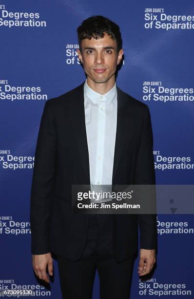 Actor James Cusati-Moyer attends the "Six Degrees of Separation" Broadway opening night after party at Brasserie 8 1/2 on April 25, 2017 in New York...