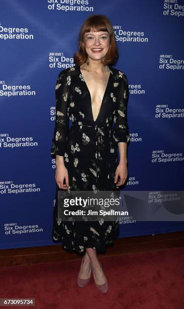 Actress Colby Minifie attends the "Six Degrees of Separation" Broadway opening night after party at Brasserie 8 1/2 on April 25, 2017 in New York...
