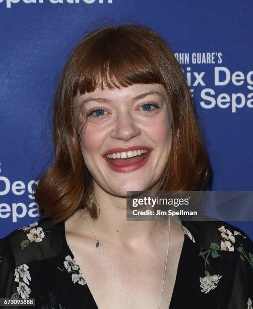 Actress Colby Minifie attends the "Six Degrees of Separation" Broadway opening night after party at Brasserie 8 1/2 on April 25, 2017 in New York...