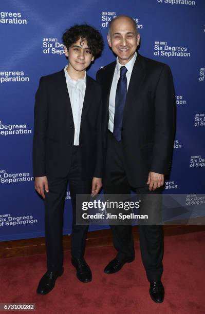 Actress Ned Eisenberg attends the "Six Degrees Of Separation" Broadway opening night after party at Brasserie 8 1/2 on April 25, 2017 in New York...