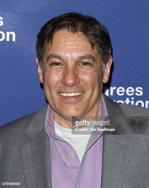 Actor Jim Bracchitt attends the "Six Degrees Of Separation" Broadway opening night after party at Brasserie 8 1/2 on April 25, 2017 in New York City.