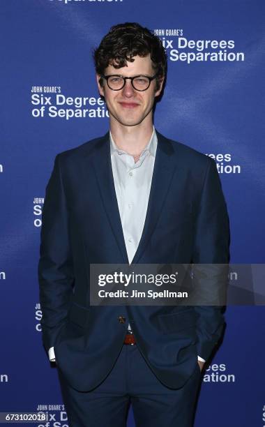 Actor Peter Mark Kendall attends the "Six Degrees of Separation" Broadway opening night after party at Brasserie 8 1/2 on April 25, 2017 in New York...