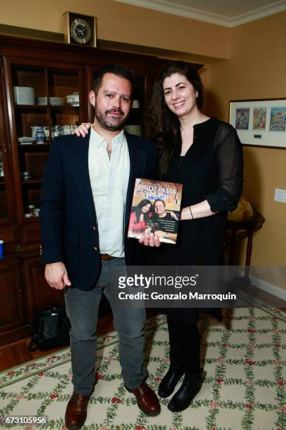 Marketeer Alex Carantza and Producer&writter for the Huffington Post Jincey Lumpkin attend the Paul & Dee Dee Sorvino celebrate their new book...