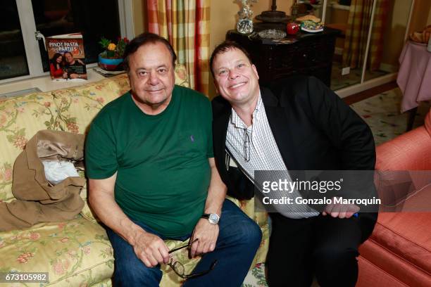 Paul Sorvino during the Paul & Dee Dee Sorvino celebrate their new book "Pinot, Pasta & Parties" at 200 East 57th Street on April 25, 2017 in New...