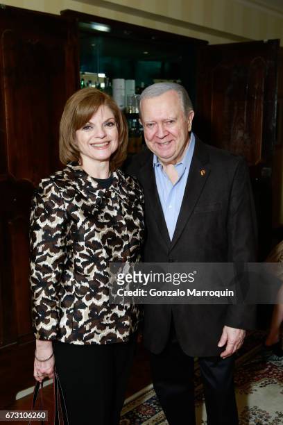 Actors Janis and Bill Corsair attend the Paul & Dee Dee Sorvino celebrate their new book "Pinot, Pasta & Parties" at 200 East 57th Street on April...