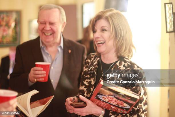 Actors Bill and Janis Corsair during the Paul & Dee Dee Sorvino celebrate their new book "Pinot, Pasta & Parties" at 200 East 57th Street on April...