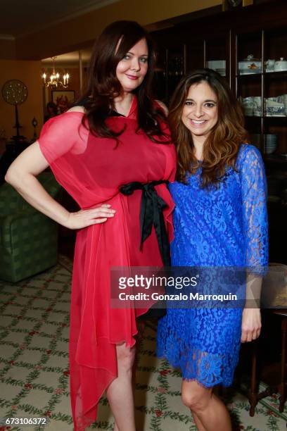 Dee Dee Sorvino and Cathy Areu during the Paul & Dee Dee Sorvino celebrate their new book "Pinot, Pasta & Parties" at 200 East 57th Street on April...