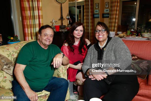 Paul Sorvino, Dee Dee Sorvino and Kimberly Morella during the Paul & Dee Dee Sorvino celebrate their new book "Pinot, Pasta & Parties" at 200 East...