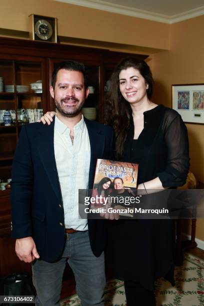 Marketeer Alex Carantza and Producer&writter for the Huffington Post Jincey Lumpkin attend the Paul & Dee Dee Sorvino celebrate their new book...