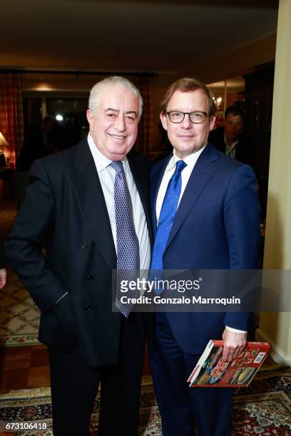 Dr. Marc Benhuri and Eric Shawn attend the Paul & Dee Dee Sorvino celebrate their new book "Pinot, Pasta & Parties" at 200 East 57th Street on April...