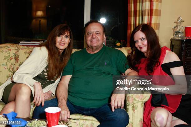 Carol Alt with Paul Sorvino and his wife Dee Dee Sorvino during the Paul & Dee Dee Sorvino celebrate their new book "Pinot, Pasta & Parties" at 200...