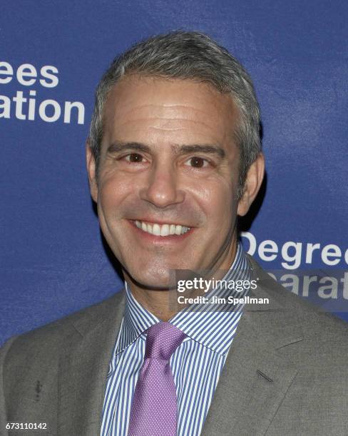 Host Andy Cohen attends the "Six Degrees Of Separation" Broadway opening night "Six Degrees Of Separation" Broadway Opening Night - Arrivals &...