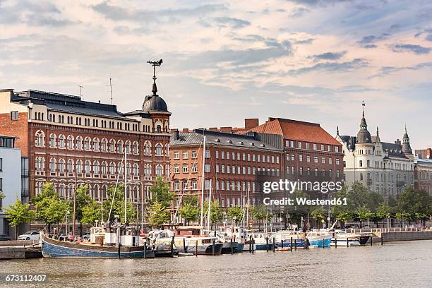 finland, helsinki, harbour and inner city - helsinki stock pictures, royalty-free photos & images