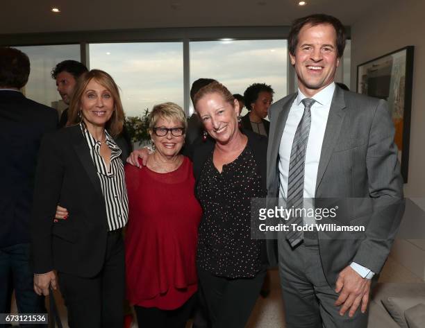 20th Century Fox Film Chairman and CEO Stacey Snider, ICM's Toni Howard, Claudia Lewis and Doug MacLaren attend Stephen Galloway's "Leading Lady...
