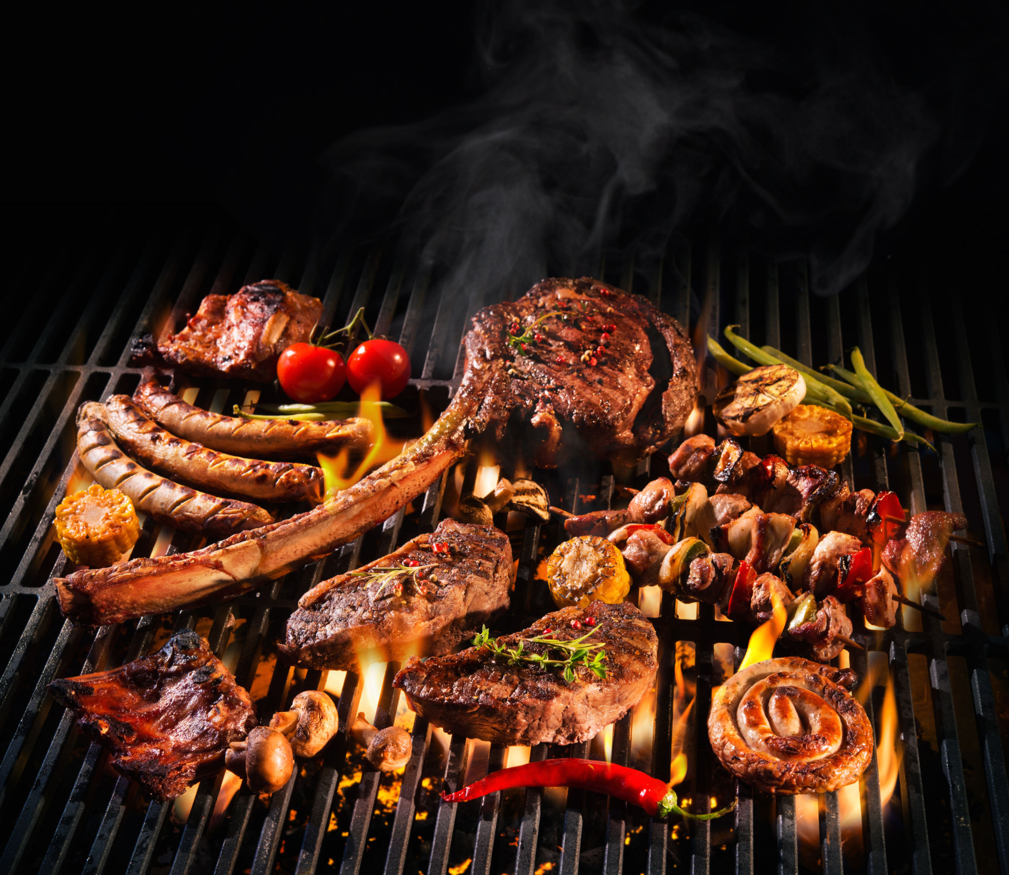 assorted skewers