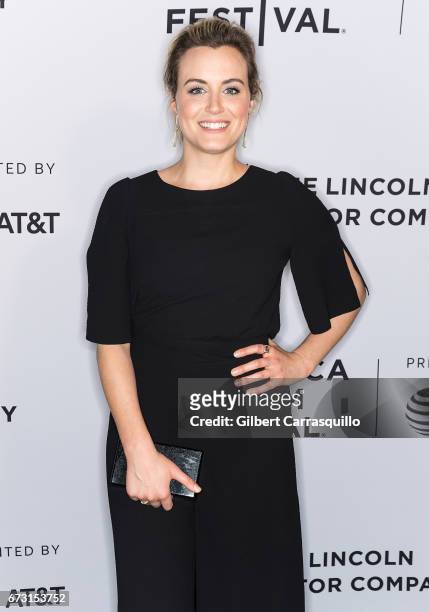 Actress Taylor Schilling attends 'Take Me' Premiere during the 2017 Tribeca Film Festival at SVA Theatre on April 25, 2017 in New York City.