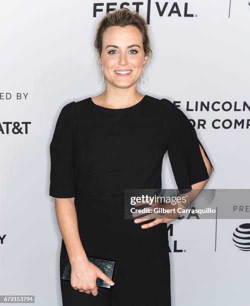 Actress Taylor Schilling attends 'Take Me' Premiere during the 2017 Tribeca Film Festival at SVA Theatre on April 25, 2017 in New York City.