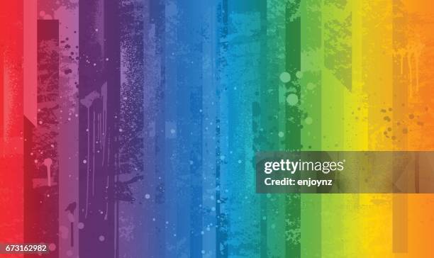 ilustraciones, imágenes clip art, dibujos animados e iconos de stock de fondo de arco iris de colores brillantes - símbolo del orgullo gay