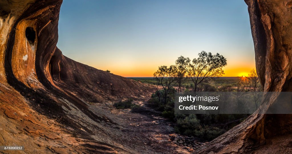 Sunset at Victoria Rock