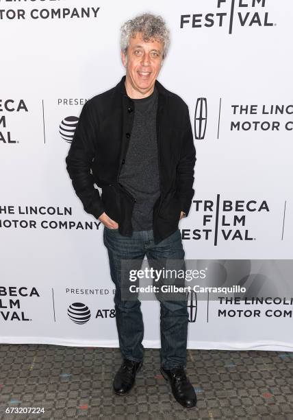 Actor, author Eric Bogosian attends 'Intent to Destroy' Premiere during the 2017 Tribeca Film Festival at SVA Theater on April 25, 2017 in New York...