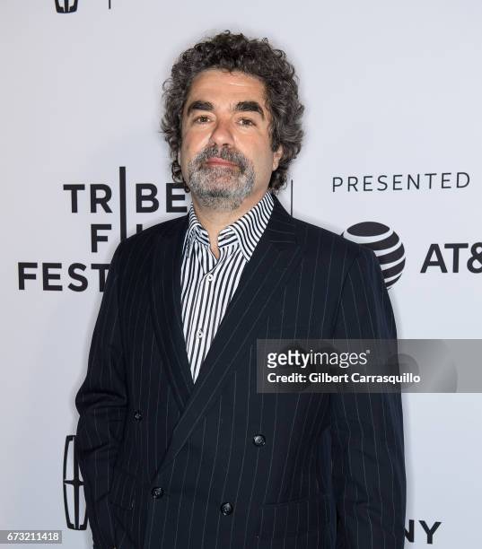 Director Joe Berlinger attends 'Intent to Destroy' Premiere during the 2017 Tribeca Film Festival at SVA Theater on April 25, 2017 in New York City.