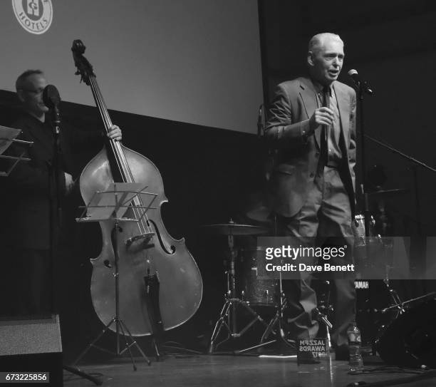Georgie fame performs at the Jazz FM Awards 2017 at Shoreditch Town Hall on April 25, 2017 in London, England.