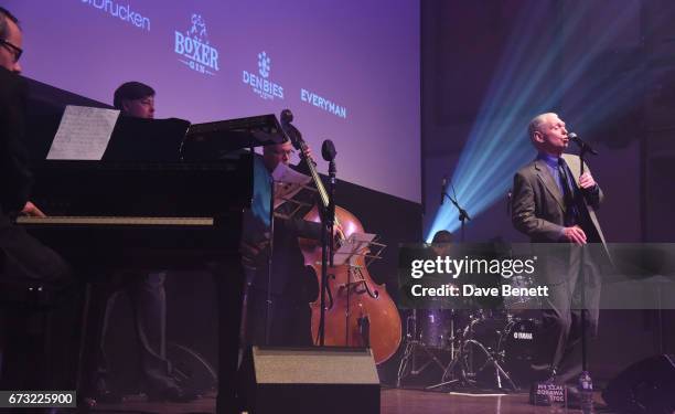 Georgie Fame performs at the Jazz FM Awards 2017 at Shoreditch Town Hall on April 25, 2017 in London, England.