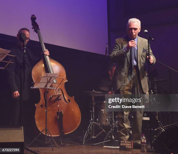 Georgie Fame performs at the Jazz FM Awards 2017 at Shoreditch Town Hall on April 25, 2017 in London, England.