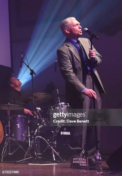 Georgie Fame performs at the Jazz FM Awards 2017 at Shoreditch Town Hall on April 25, 2017 in London, England.