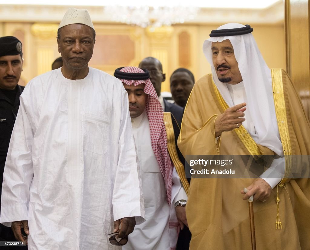 Guinean President Conde in Riyadh