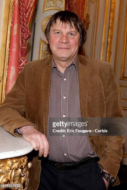 Bernard Thibault poses during a portrait session in Paris, France on .