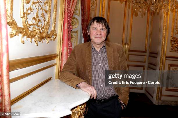 Bernard Thibault poses during a portrait session in Paris, France on .